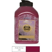 Artdeco Gold Multi Surface Akrilik Boya 500 Ml. 230 Antik Kırmızı