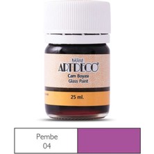 Artdeco Cam Vitray Boyası 25 ml 04 Pembe