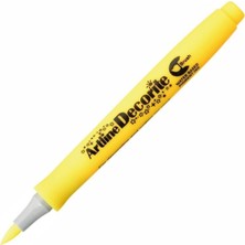 Artline Decorite Marker Kalem Fırça Uçlu Yellow