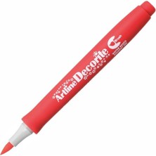 Artline Decorite Marker Kalem Fırça Uçlu Red