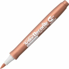 Artline Decorite Marker Kalem Fırça Uçlu Bronze