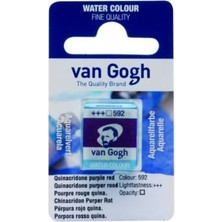 Van Gogh Suluboya Tablet 592 Qui. Purple Red