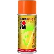Liquitex Marabu Textil Design Akrilik Bazlı Sprey Kumaş Boyası 150 Ml. Orange