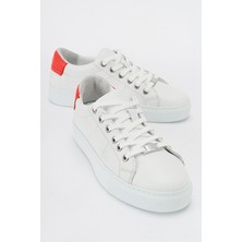 Luvi Ayverıe Beyaz Deri Kadın Sneakers