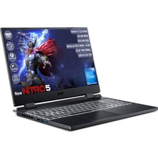 Acer Nitro 5 AN515-58-79XA Intel Core I7 12700H 16 GB 512 GB SSD Rtx 4060 - 8 GB Freedos 15.6" Fhd Taşınabilir Bilgisayar NH.QM0EY.001