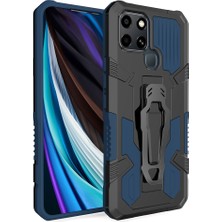 Xshop Infinix Smart 6 Tpu + Pc Telefon Kasası Kickstand Kemer Kupa Kapağı Araba Montaj Metal Sayfası (Yurt Dışından)