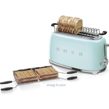 Smeg Pastel Yeşil 2x2 Ekmek Kızartma TSF02PGEU