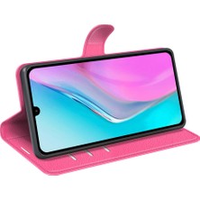 Xshop Infinix Note 11 Cüzdan Fonksiyonu Litchi Doku Deri Kabuk Kapağı Telefon Stand Kılıfı (Yurt Dışından)