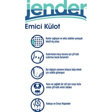 Jender Emici Külot Yetişkin Hasta Bezi XLarge 120 Adet