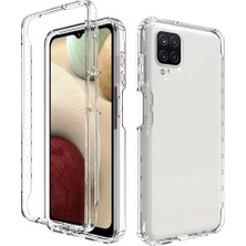 Seashell Digital Samsung Galaxy A12-TRANSPARENT Için Gradyan Renk Tasarımı 2'si 1 Arada Pc+Tpu Telefon Kılıfı (Yurt Dışından)