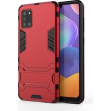 Seashell Digital Galaxy A31-KIRMIZI Için Kickstand ile Serin Koruma Pc+Tpu Kabuğu (Yurt Dışından)