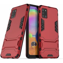 Seashell Digital Galaxy A31-KIRMIZI Için Kickstand ile Serin Koruma Pc+Tpu Kabuğu (Yurt Dışından)