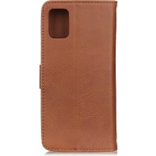 Seashell Digital Samsung Galaxy A31-BROWN Için Khazneh Cüzdan Deri Koruyucu Kapak (Yurt Dışından)