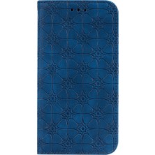 Seashell Digital Samsung Galaxy A31-BLUE Için Kart Yuvaları ile Çiçek Yüzey Kapağı (Yurt Dışından)