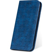 Seashell Digital Samsung Galaxy A31-BLUE Için Kart Yuvaları ile Çiçek Yüzey Kapağı (Yurt Dışından)