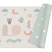 Tummymat Scandi Collage By Dwinguler - Çift Taraflı Premium Dolgulu Oyun Matı 210CMX140CMX1,3CM