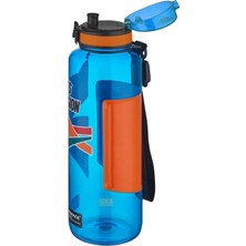 Uzspace 1500ML Mega Boy Sports Passion Kayma Yapmayan Tutma Bölmeli Tritan Su Matarası