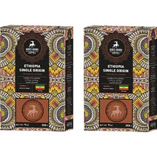 Professional Premium Gold Collection Etiyopya Single Origin Coffee 2'li Avantajlı Paket 500 gr