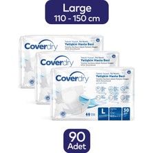 Coverdry Bel Bantlı Hasta Bezi Large 90 Adet