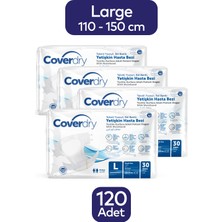 Coverdry Bel Bantlı Hasta Bezi Large 120 Adet