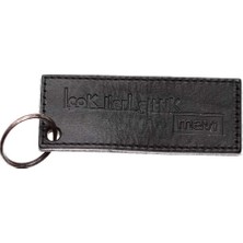 Gökçe Koleksiyon Mavi Jeans Deri Formunda Eski Anahtarlık AKS785