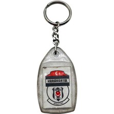 Gökçe Koleksiyon 1980LER Siyah Beyaz Slogan Yazılı  Anahtarlık AKS1687