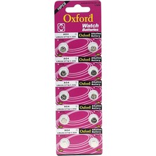 Ayt Oxford Ag4 LR626 Alkalin Saat Pili 10 Lu Paket Küçük Pil Saat Pili Düğme Pil