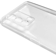 Grabono Oppo A74 4g Kılıf Kamera Korumalı Şeffaf Süper Silikon Kapak