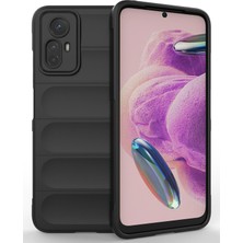 MTK Moveteck Xiaomi Redmi Note 12S Kılıf Kamera Korumalı Dalgalı Yumuşak Silikon Kapak Iz Leke Yapmaz Içi Kadife