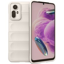 MTK Moveteck Xiaomi Redmi Note 12S Kılıf Kamera Korumalı Dalgalı Yumuşak Silikon Kapak Iz Leke Yapmaz Içi Kadife