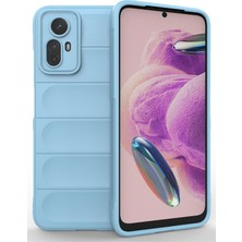 MTK Moveteck Xiaomi Redmi Note 12S Kılıf Kamera Korumalı Dalgalı Yumuşak Silikon Kapak Iz Leke Yapmaz Içi Kadife