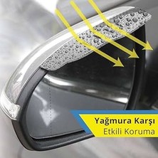 Le Moins Cher Araç Ayna Yağmur Koruyucu Yağmur Engelleyici Yol Görüşü Sağlayıcı 2 Adet