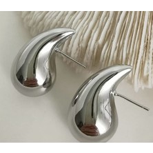 Takı Home Göz Yaşı Bottega Silver Kaplama Kadın Damla Küpe