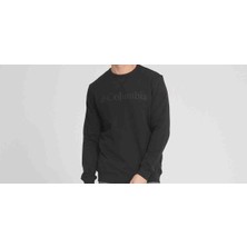 Columbia Lodge Graphıcs Siyah Bisiklet Yaka Regular Fit Sweatshırt