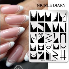 Nicole Diary Metal Stampa Tabakası X008 (56255)