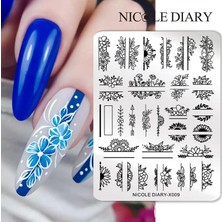 Nicole Diary Metal Stampa Tabakası X009 (56256)