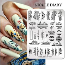 Nicole Diary Metal Stampa Tabakası X009 (56256)