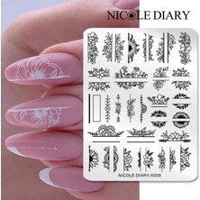 Nicole Diary Metal Stampa Tabakası X009 (56256)