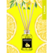 Jardin D'or 4'lü Çubuklu Oda Kokusu Seti- Avantajlı Paket 50 ml (Kır Çiçekleri-Kardelen-Limon-Sandal Ağacı) Reed Diffuser