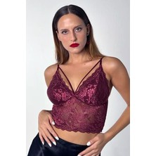 Femoods Kadın Dantelli Şık Bralet