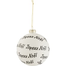 Laromita Decoration Joyeux Noel Yılbaşı Süsü / Siyah