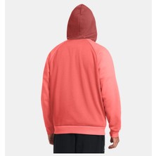 Under Armour Rival Flc Fz Colorblock Erkek Kırmızı Sweatshirt 1383096-611
