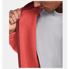 Under Armour Rival Flc Fz Colorblock Erkek Kırmızı Sweatshirt 1383096-611