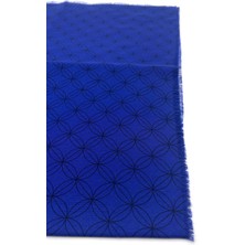 Naz Ipek Püskürtme Desen Pigment Baskı Eşarp Yumuşak Dokulu 100X100 Saçaklı Kışlık Yazma