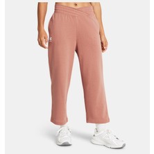 Under Armour Kadın UA Rival Terry Crop Wide Leg Eşofman Altı 1382737-696