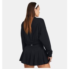 Under Armour Kadın UA Rival Terry Oversized Crop Crew Uzun Kollu 1382738-001