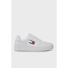 Tommy Hilfiger Logolu Deri Sneaker Ayakkabı Bayan Ayakkabı EN0EN02505 Ybs