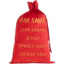 Laromita Decoration Dear Santa Kırmızı Torba