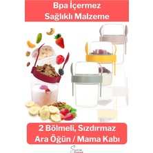 Svein Saklama Kabı Kapaklı Erzak Beslenme Çantası Detox Müsli Diyet Kabı Çok Renkli Container 650 ml