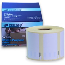 Ecotag Dymo Muadili Etiket 32 mm x 57 mm - 1000 Adet